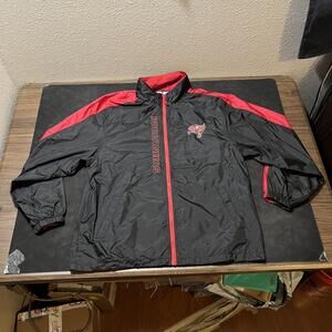 Vintage Tampa Bay Buccaneers Jacket Mens M Black NFL Football Logo Athletic 90s
